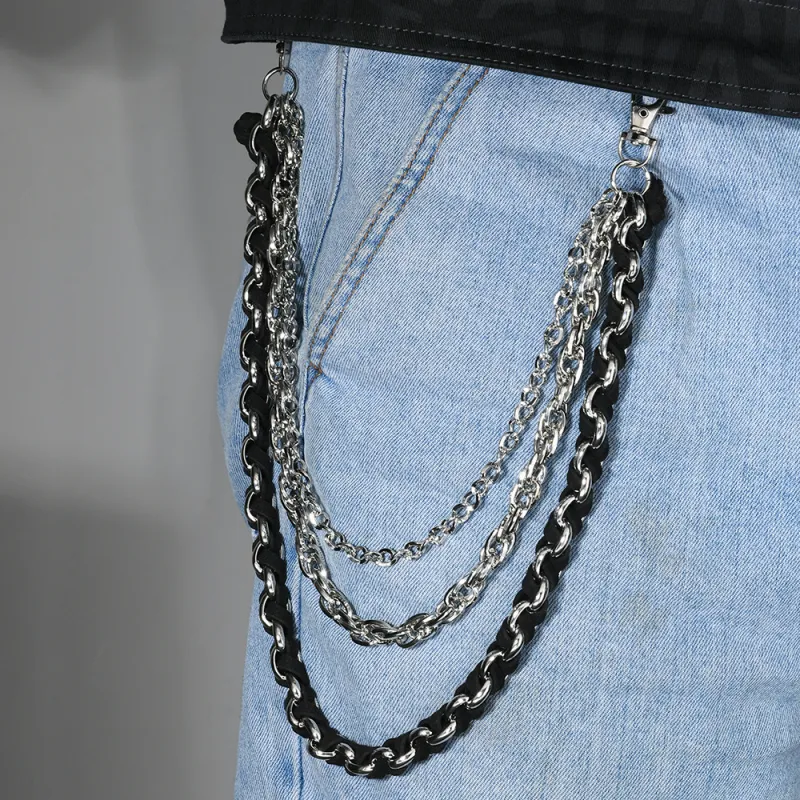CHRROTA Metal Pants Chains Unisex-2