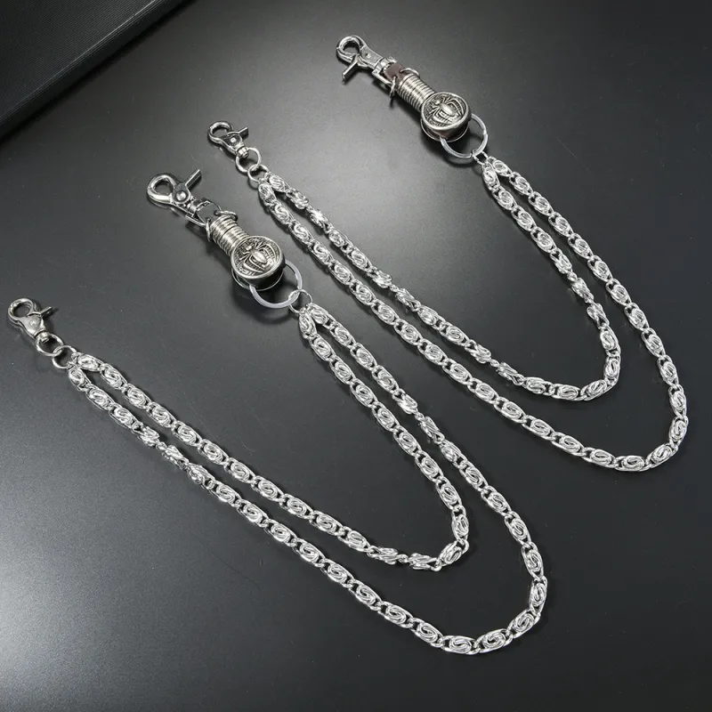 CHRROTA Metal Pants Chains Unisex-2