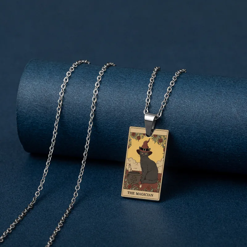 CHRROTA Titanium Steel Necklaces Unisex-2