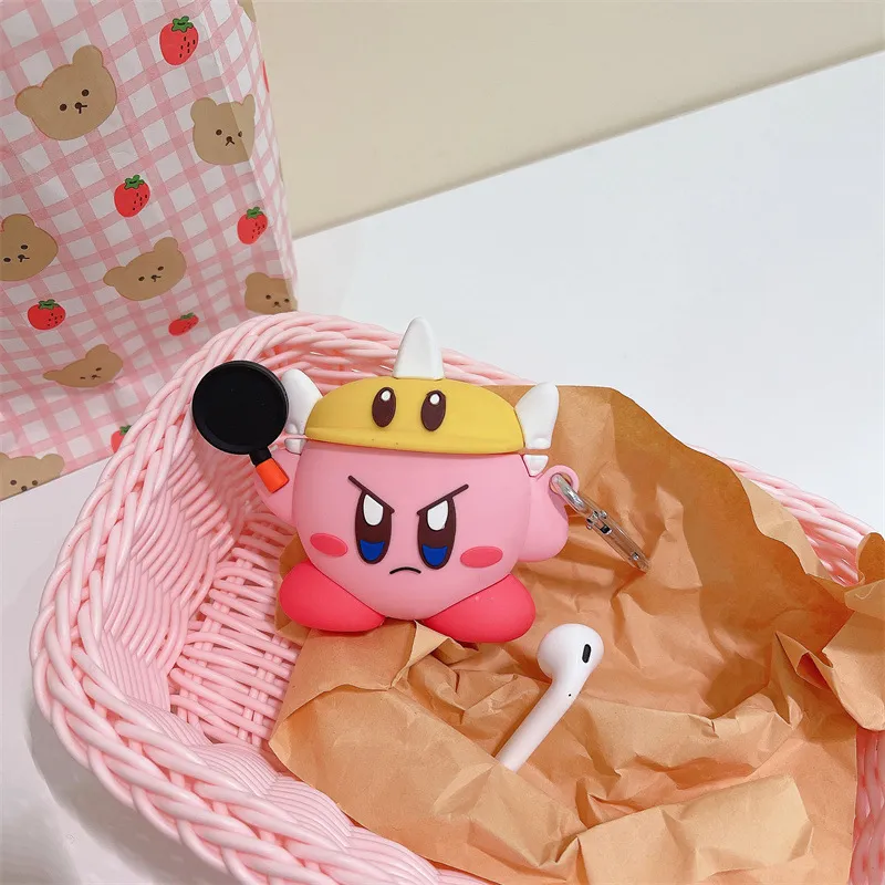 CHRROTA Compatibility With Huawei FreeBuds Pro3/Pro4 Silicone Kirby Protective Case Cartoon Soft Shell Headphone Cases-3
