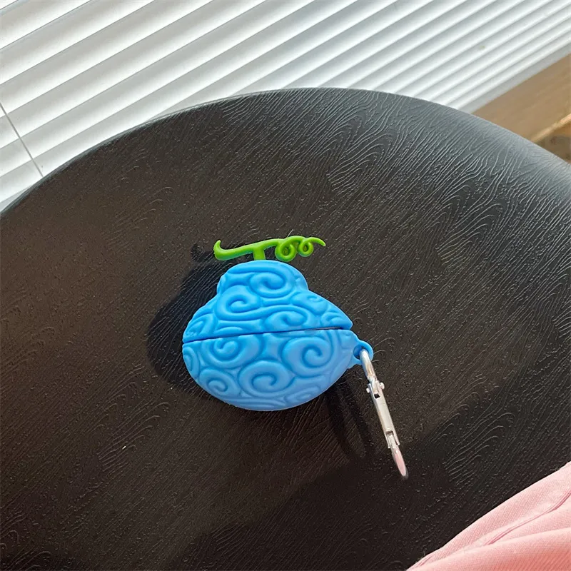 CHRROTA Compatibility With Samsung Buds 2 Pro Silicone Cartoon Fruit Impact Resistant Headphone Case Headphone Cases-3
