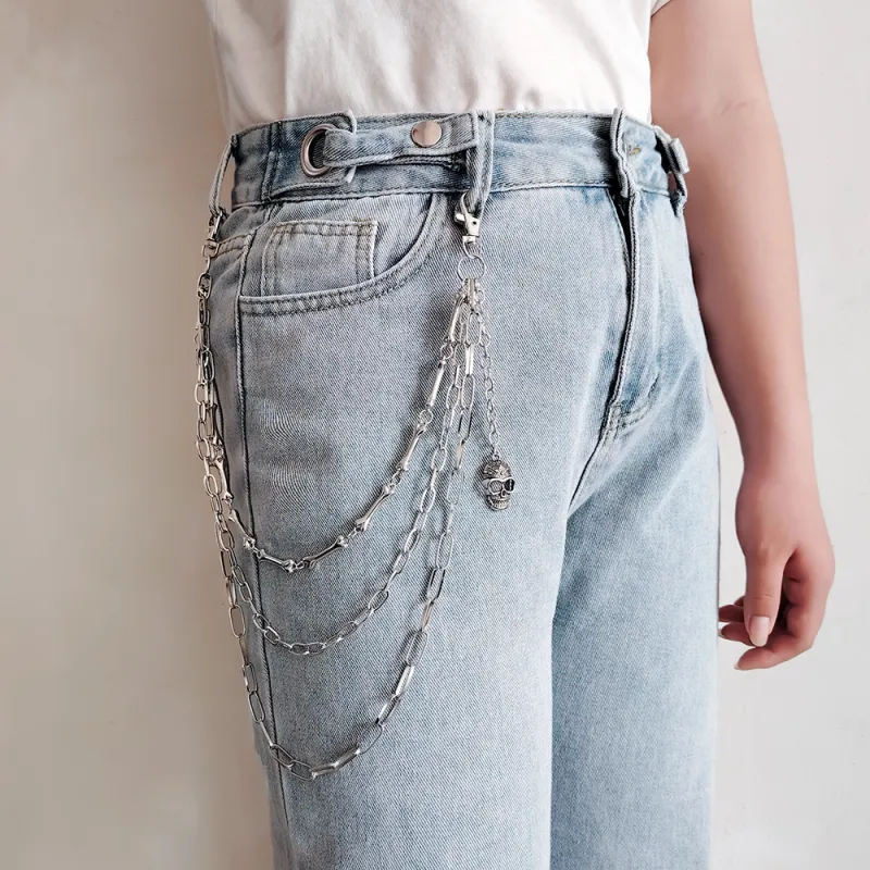 CHRROTA Metal Pants Chains Unisex-4