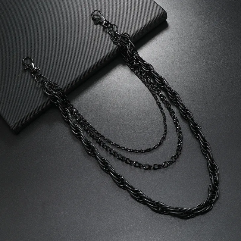 CHRROTA Metal Pants Chains Unisex-1