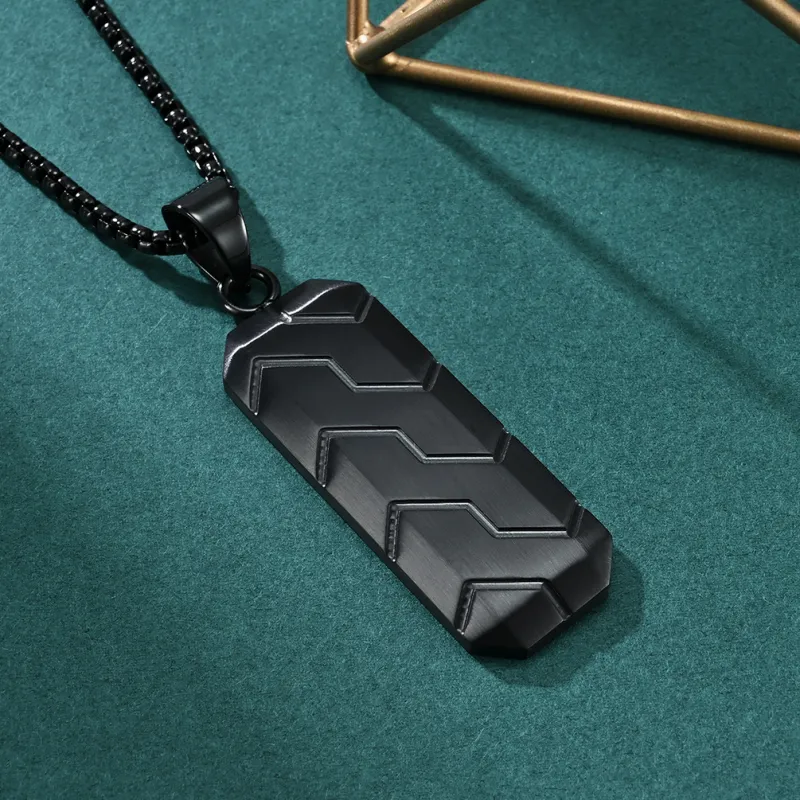 CHRROTA Titanium Steel Necklaces Men's-2