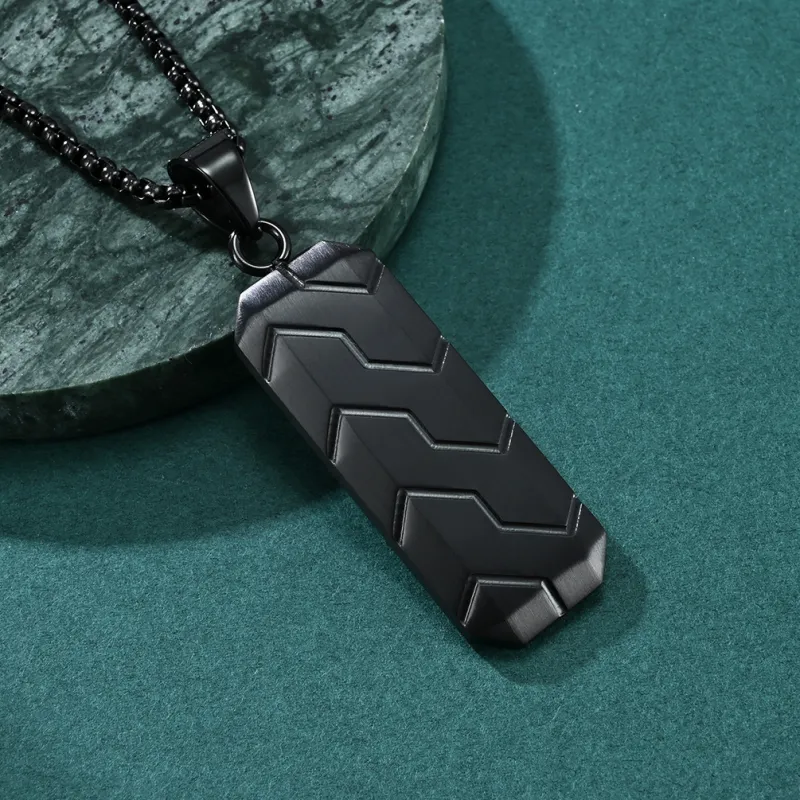 CHRROTA Titanium Steel Necklaces Men's-3