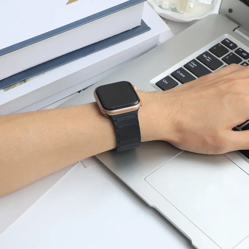 CHRROTA Watch Band Apple Compatibility Silicone Material-5