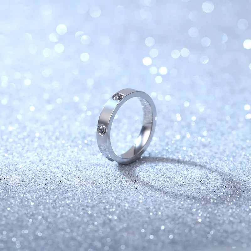 CHRROTA Titanium Steel Rings Unisex-1