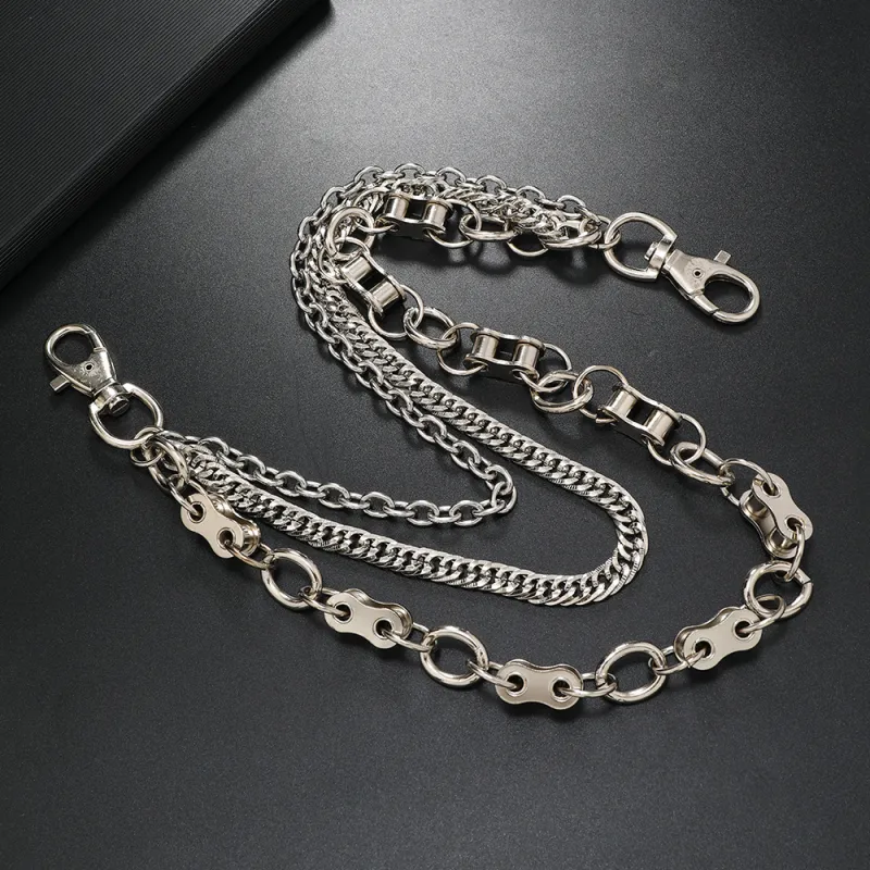 CHRROTA Metal Pants Chains Unisex-2