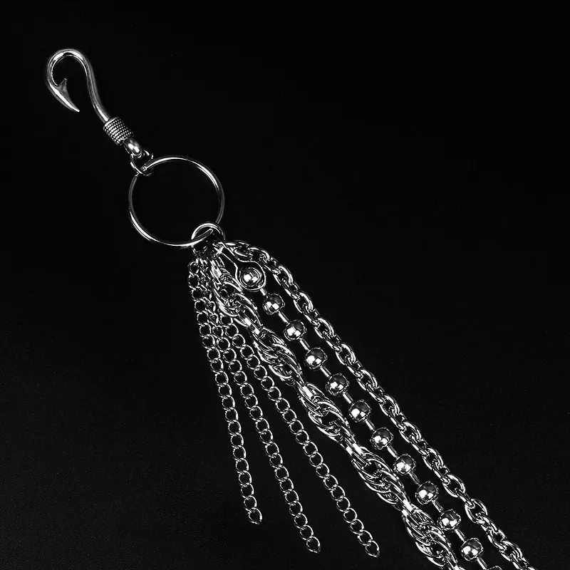 CHRROTA Metal Pants Chains Unisex-3