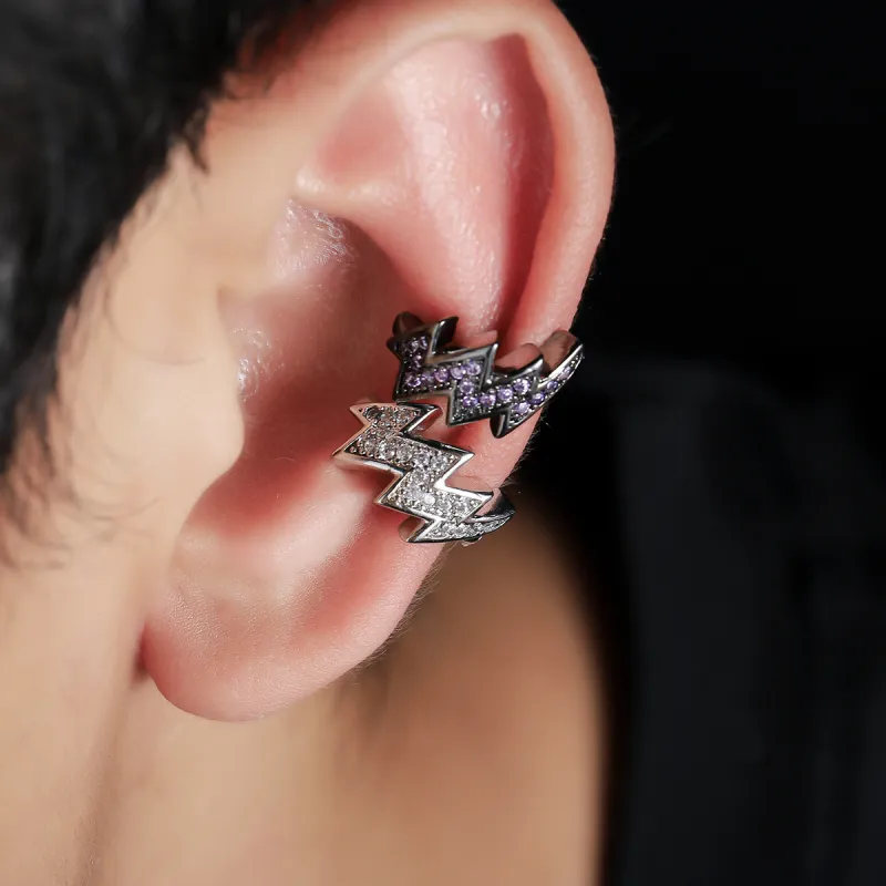 CHRROTA Alloy Clip On Earrings Unisex-4