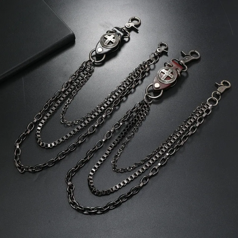 CHRROTA Metal Pants Chains Unisex-1