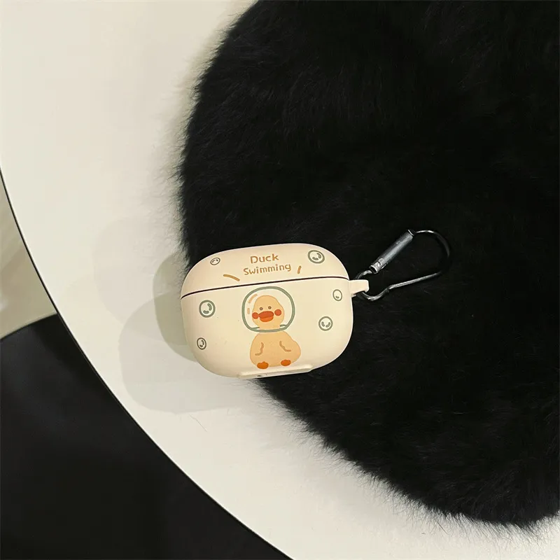 CHRROTA Compatibility With VIVO TWS 3Pro Silicone Duck Impact Resistant Dust Resistant Headphone Cases-2