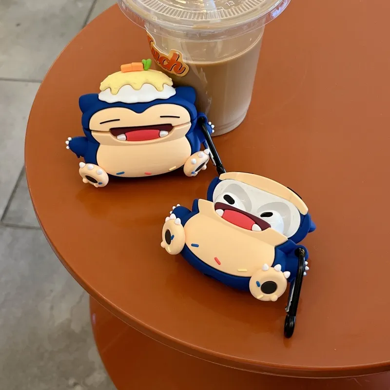 CHRROTA Compatibility With Huawei FreeBuds SE2/SE3 Silicone Cake Snorlax Impact Resistant Headphone Cases-3
