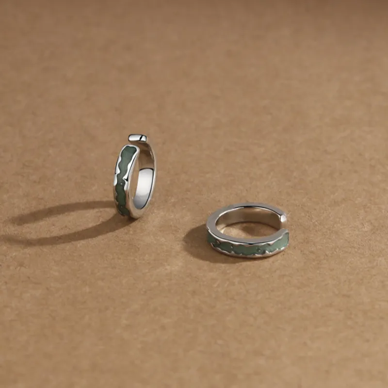 CHRROTA Alloy Clip On Earrings Unisex-2
