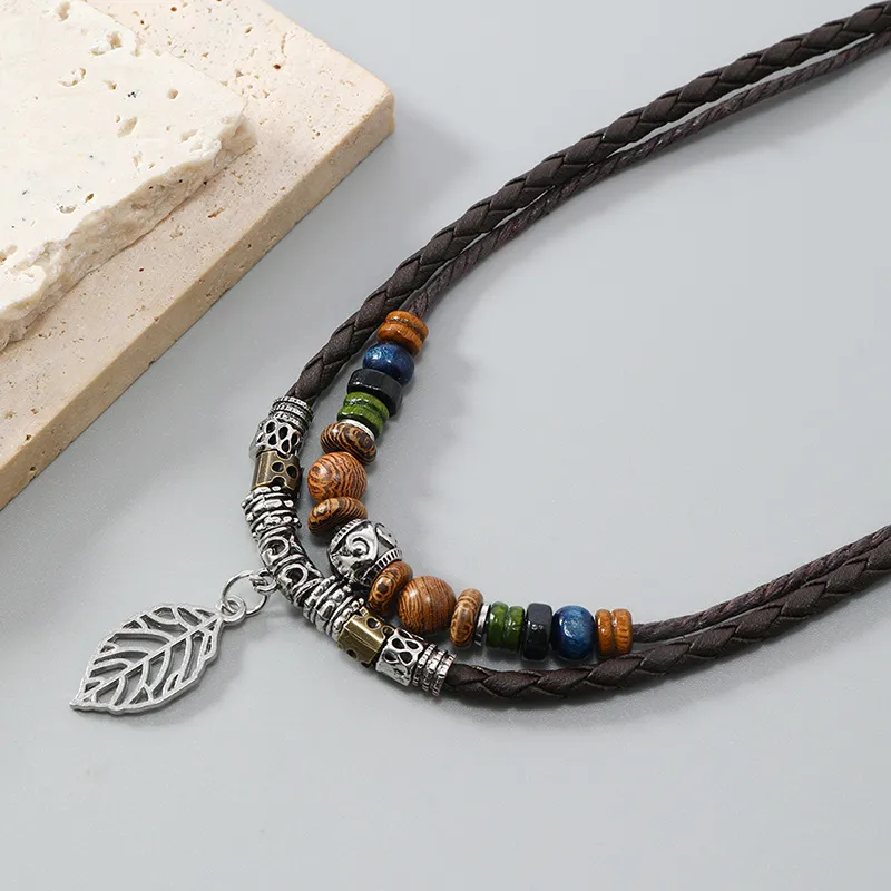 CHRROTA Leather Necklaces Unisex-3