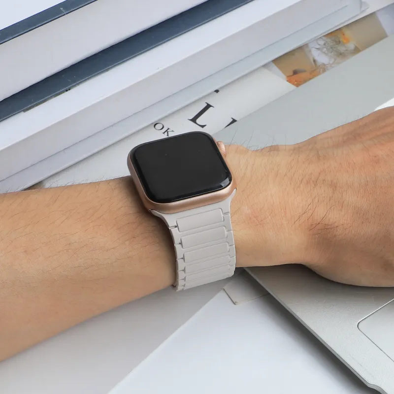 CHRROTA Watch Band Apple Compatibility Silicone Material-3