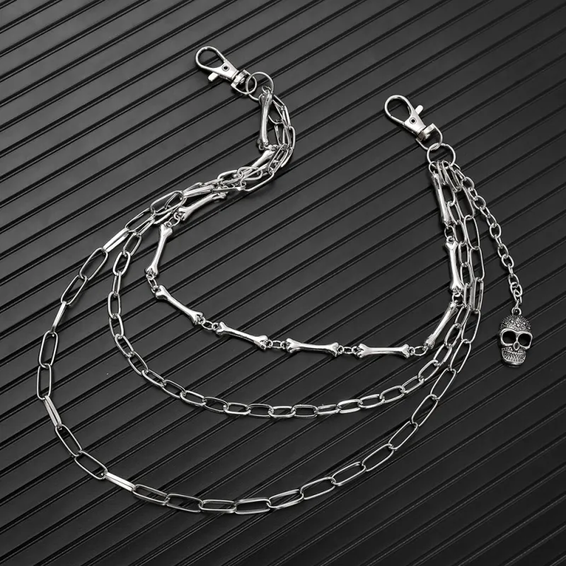 CHRROTA Metal Pants Chains Unisex-3