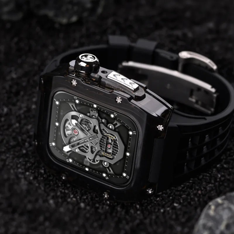 CHRROTA Watch Band Apple Compatibility Silicone Material-9
