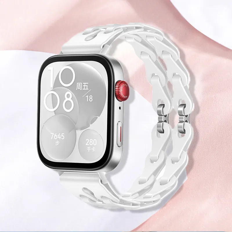 CHRROTA Watch Band Huawei Compatibility Silicone Material-3