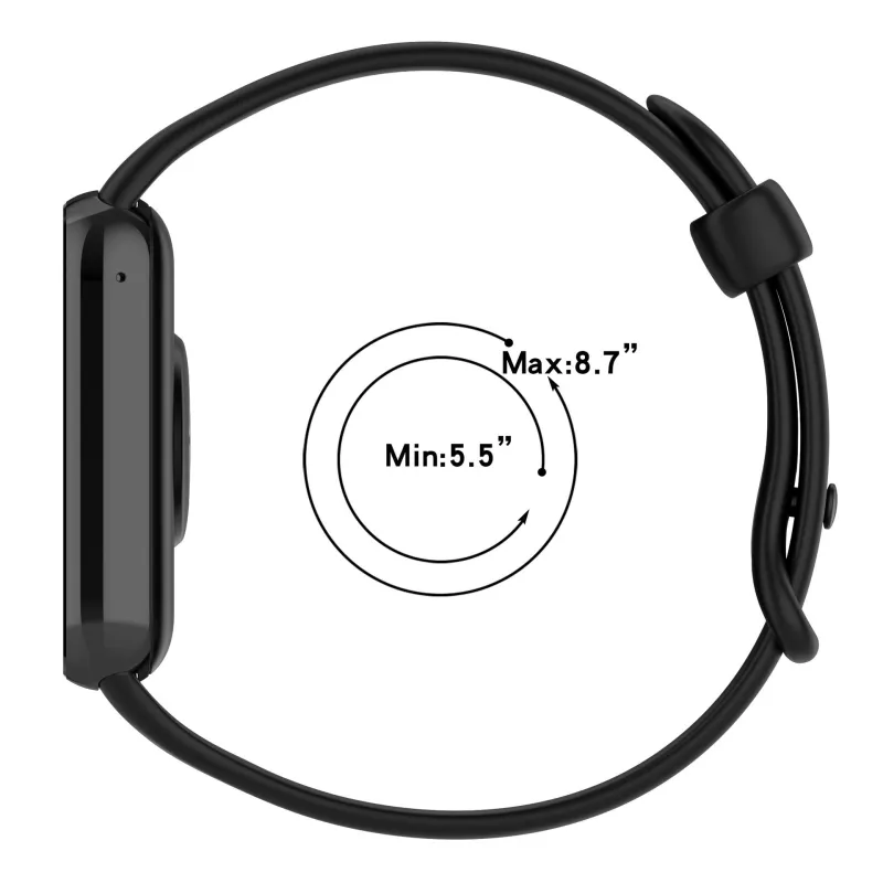 CHRROTA Watch Band Xiaomi Compatibility 237mm Silicone Material-3