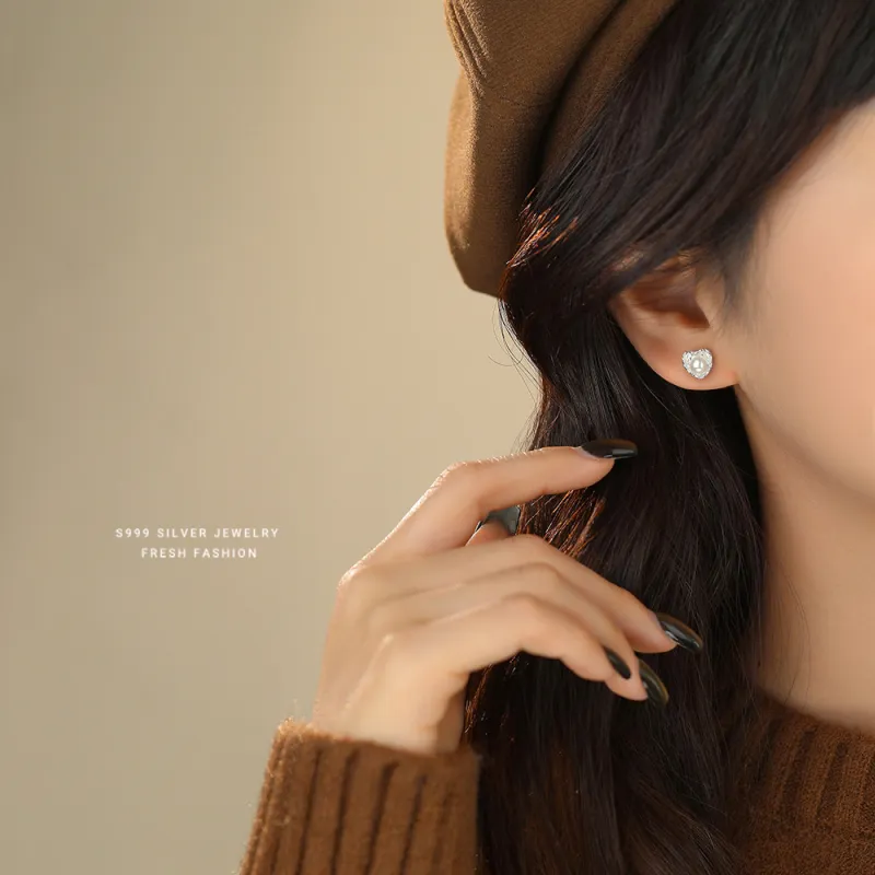 CHRROTA 999 Fine Silver Earrings Women's-5
