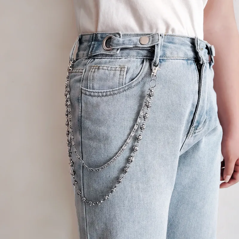 CHRROTA Metal Pants Chains Unisex-4