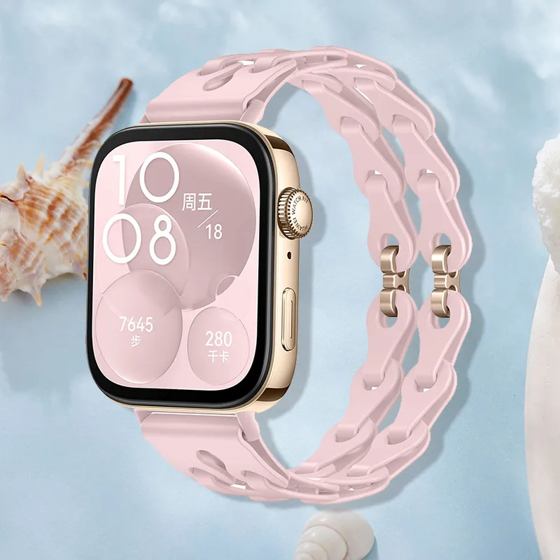 CHRROTA Watch Band Huawei Compatibility Silicone Material-11