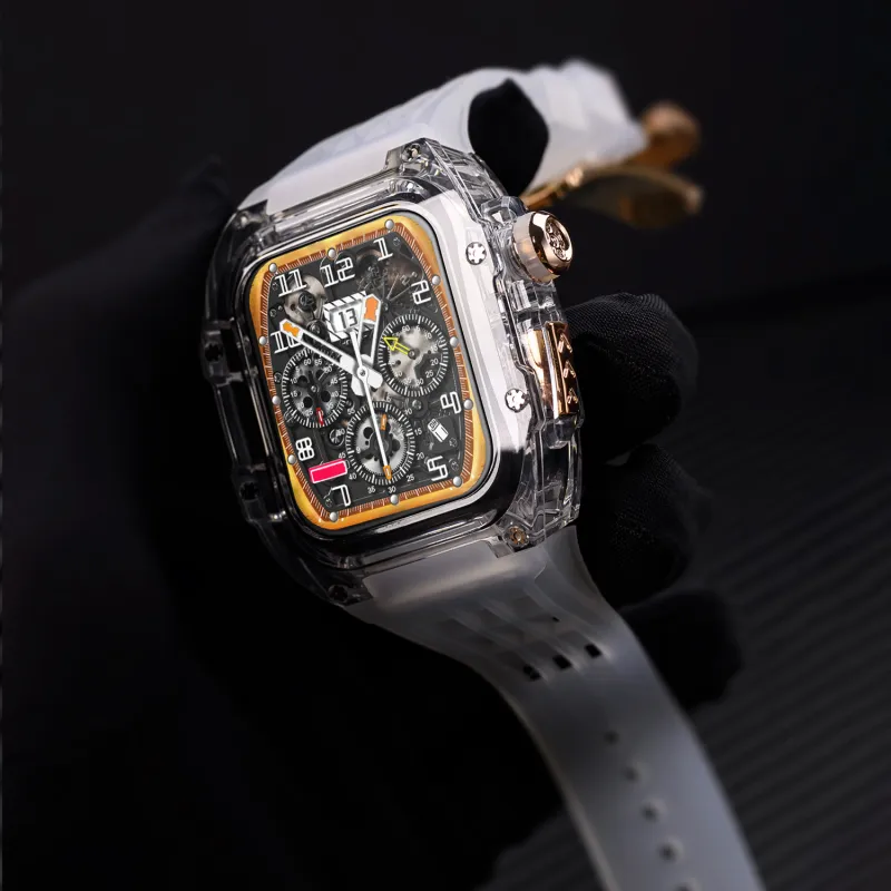 CHRROTA Watch Band Apple Compatibility Silicone Material-2