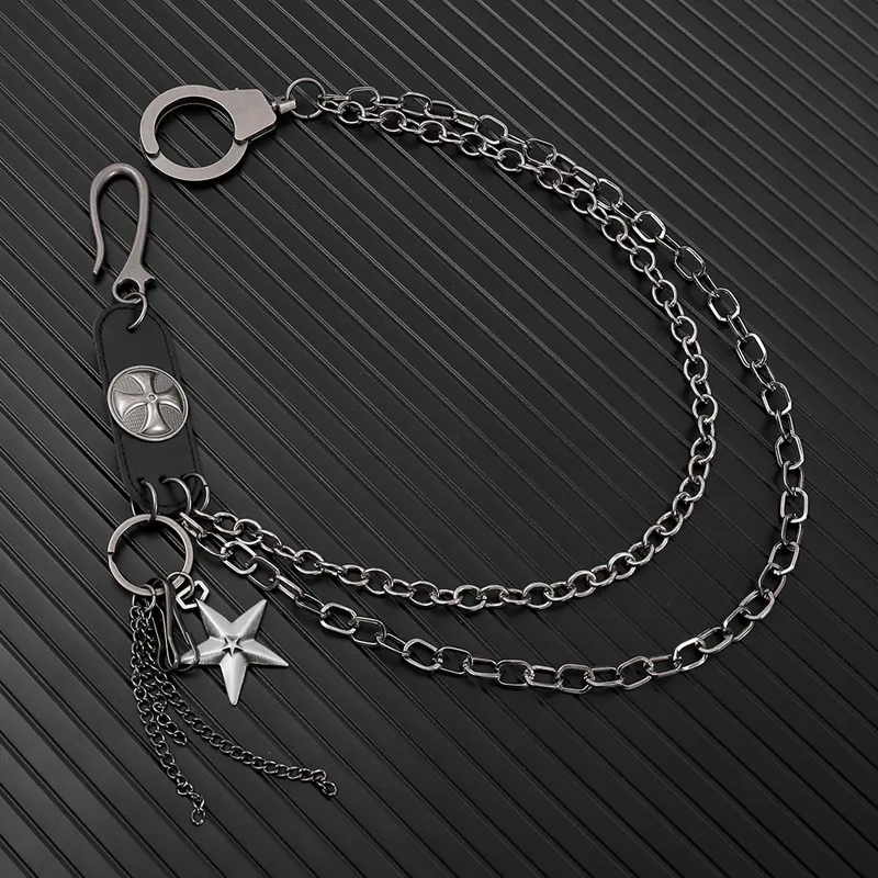 CHRROTA Metal Pants Chains Unisex-1