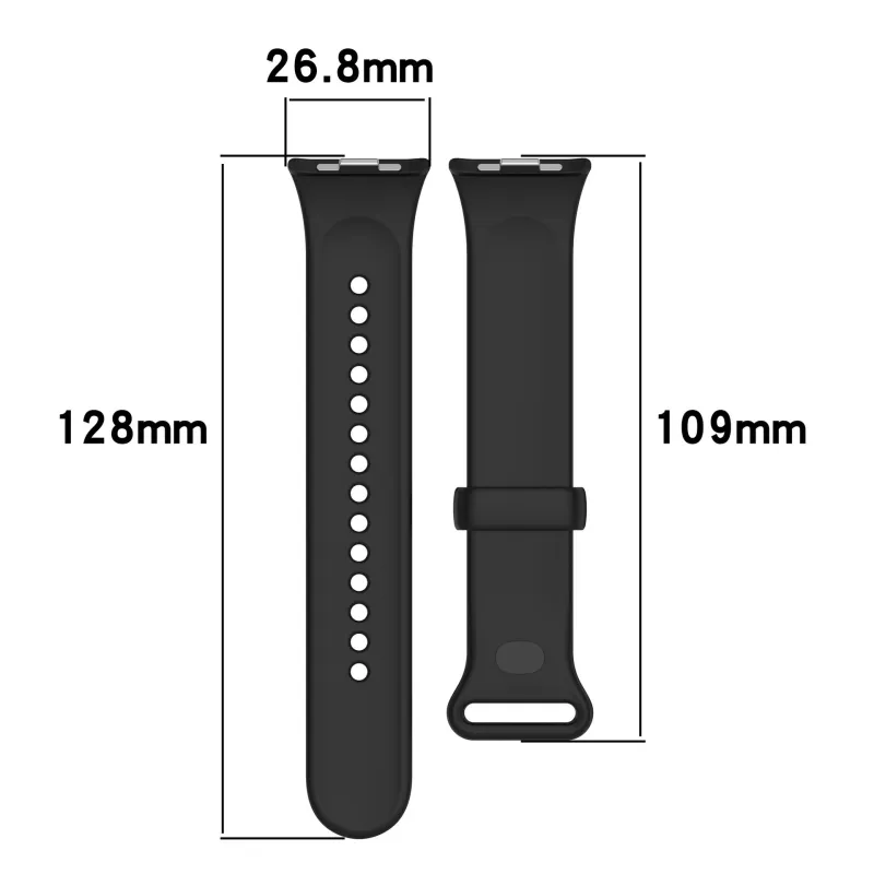 CHRROTA Watch Band Xiaomi Compatibility 237mm Silicone Material-4