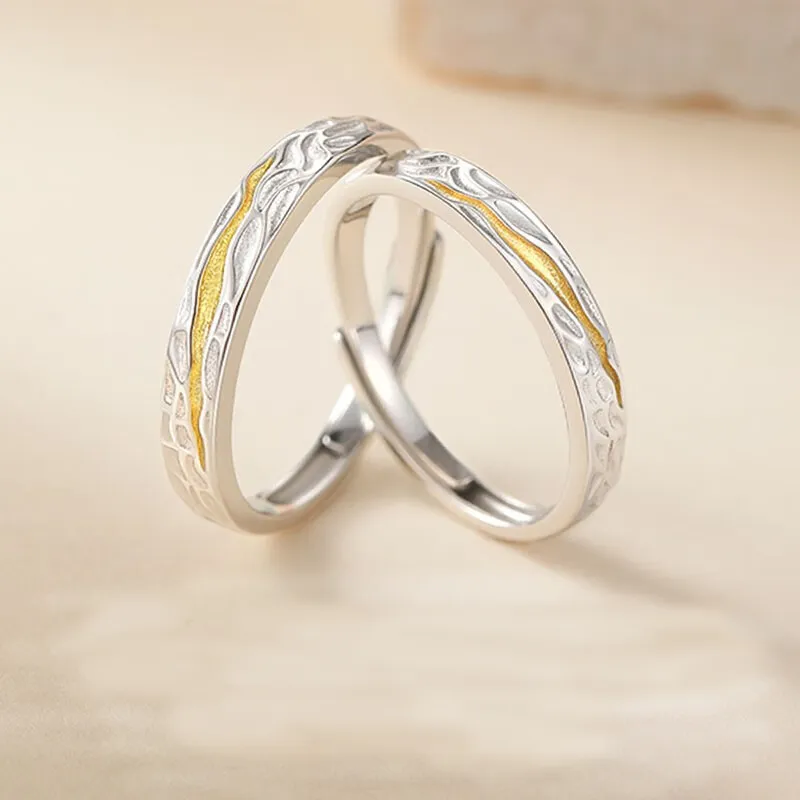 CHRROTA 925 Sterling Silver Rings Unisex-3