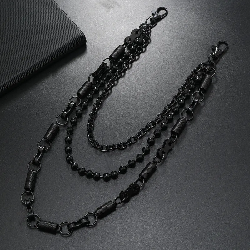 CHRROTA Metal Pants Chains Unisex-1