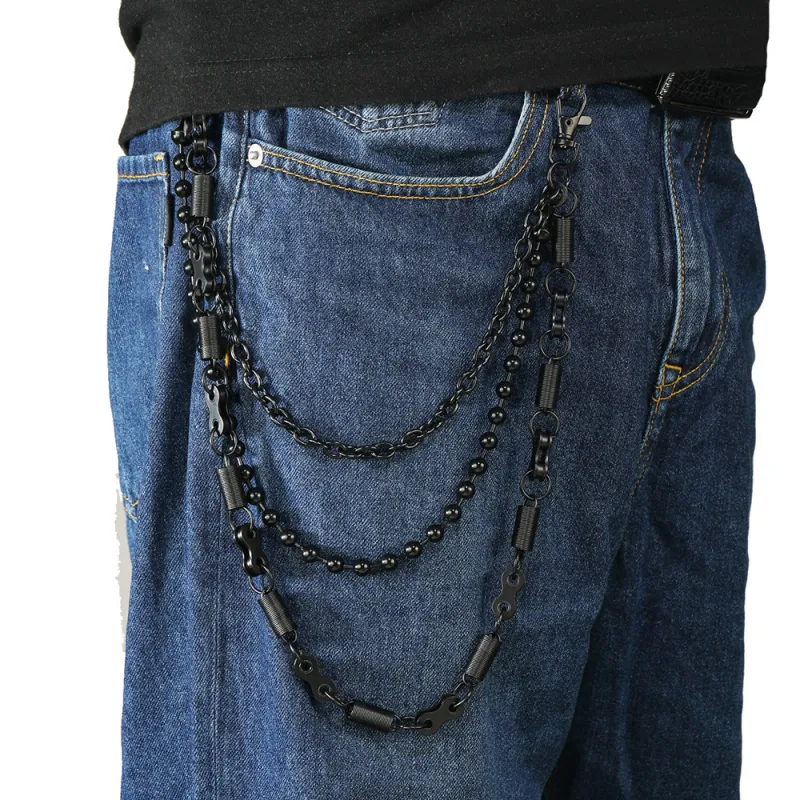 CHRROTA Metal Pants Chains Unisex-3