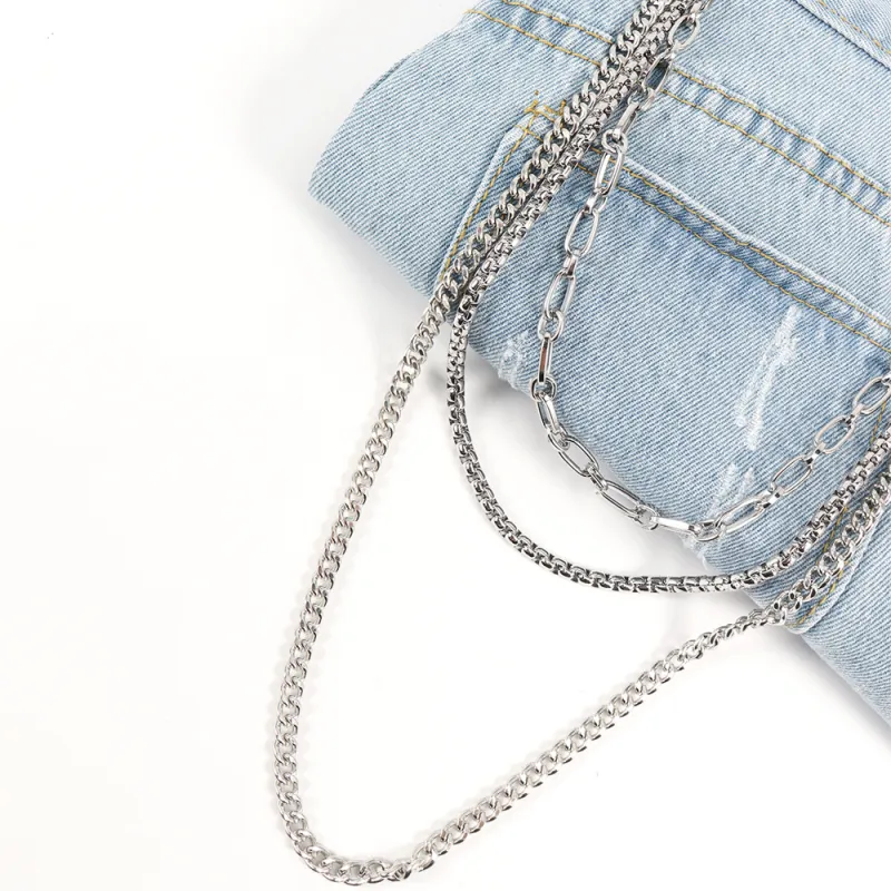 CHRROTA Alloy Pants Chains Unisex-3