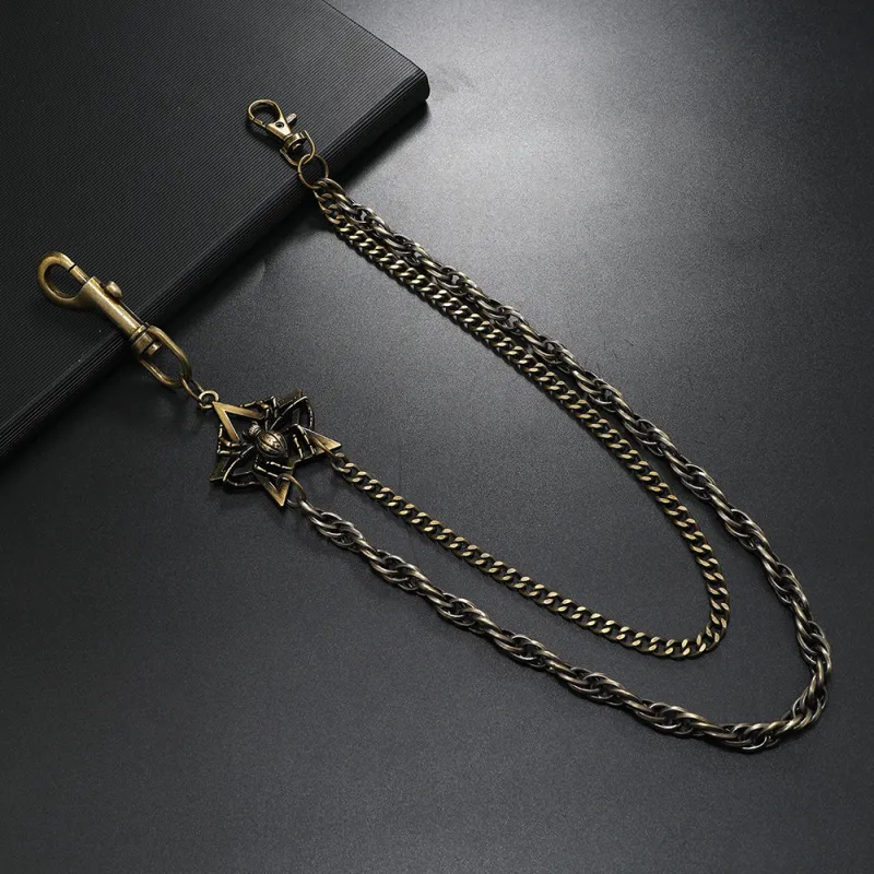 CHRROTA Metal Pants Chains Unisex-1