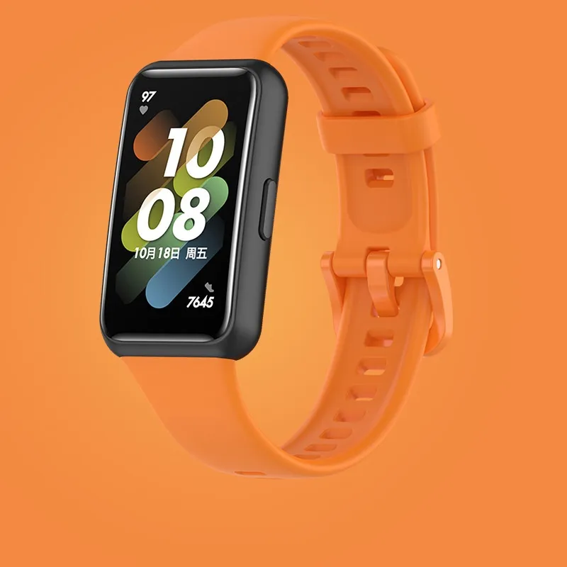 CHRROTA Watch Band Huawei Compatibility Silicone Material-4
