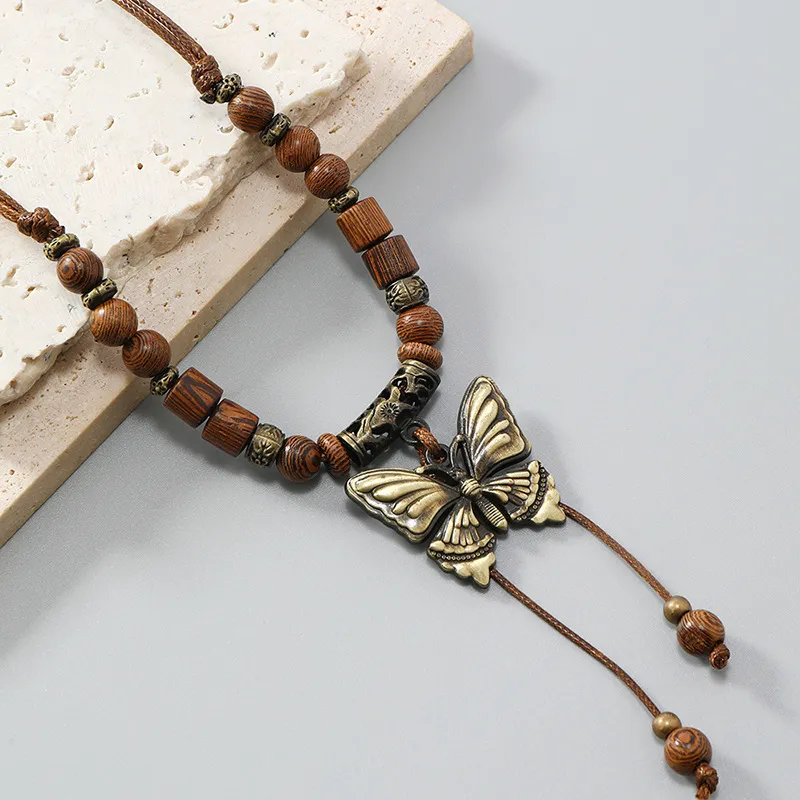 CHRROTA Wax Cord Necklaces Unisex-3