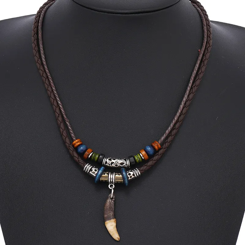 CHRROTA Leather Necklaces Unisex-4