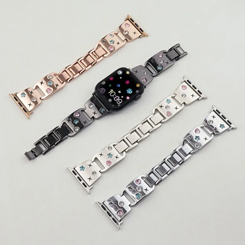 CHRROTA Watch Band Compatible With All Devices 46mm Metal-1