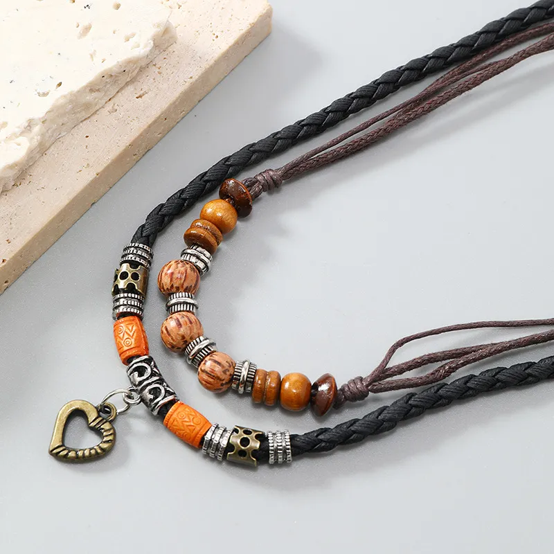 CHRROTA Leather Necklaces Unisex-2
