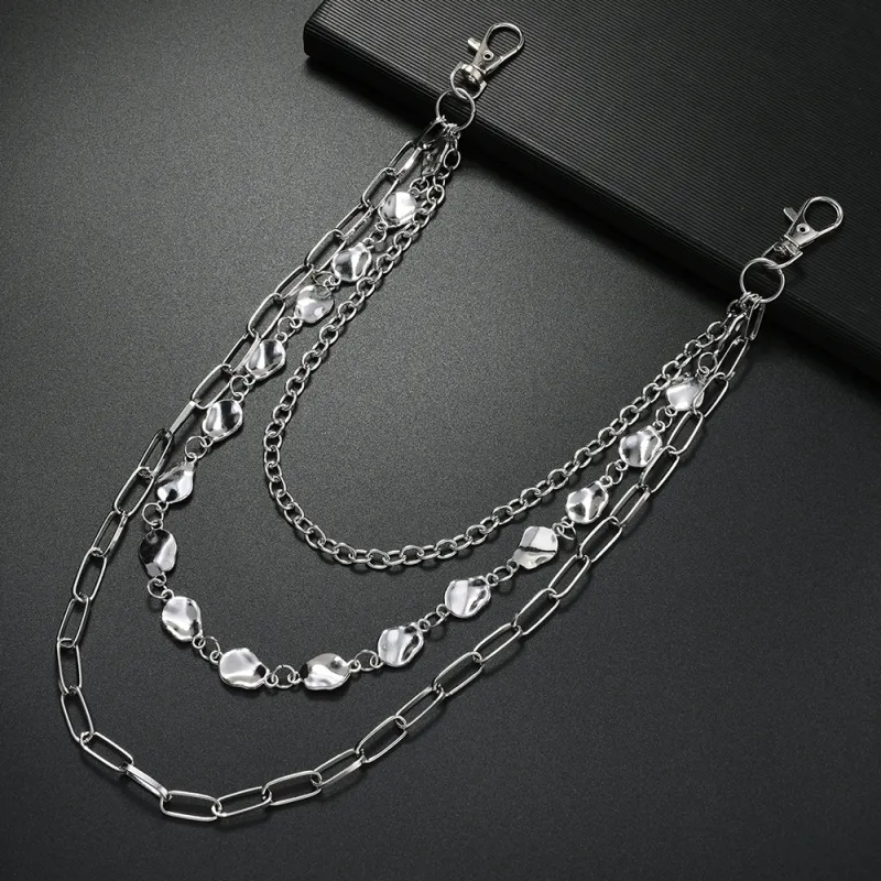 CHRROTA Metal Pants Chains Unisex-1