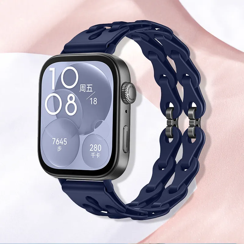 CHRROTA Watch Band Huawei Compatibility Silicone Material-7