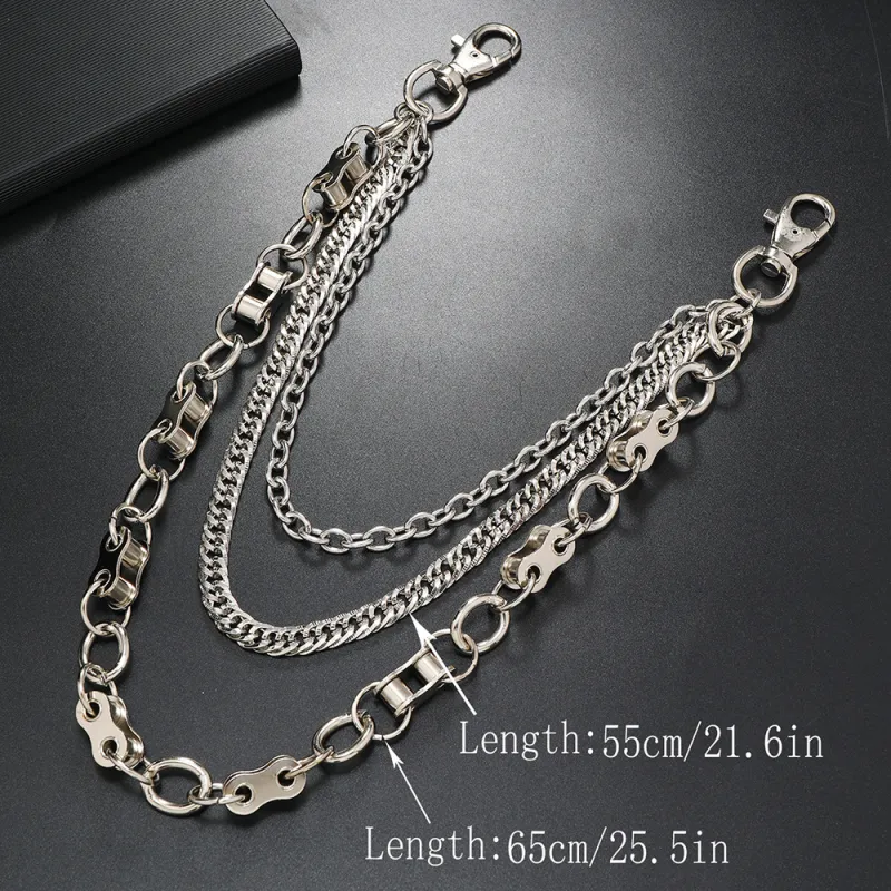CHRROTA Metal Pants Chains Unisex-3