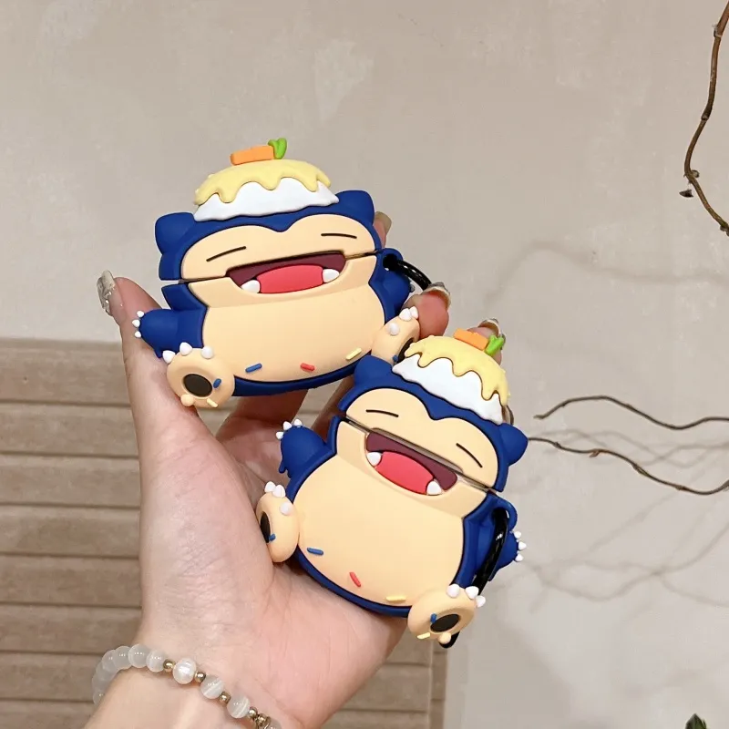 CHRROTA Compatibility With Huawei FreeBuds SE2/SE3 Silicone Cake Snorlax Impact Resistant Headphone Cases-2