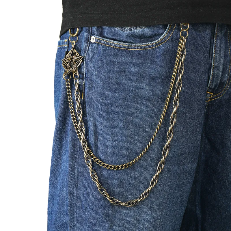 CHRROTA Metal Pants Chains Unisex-3