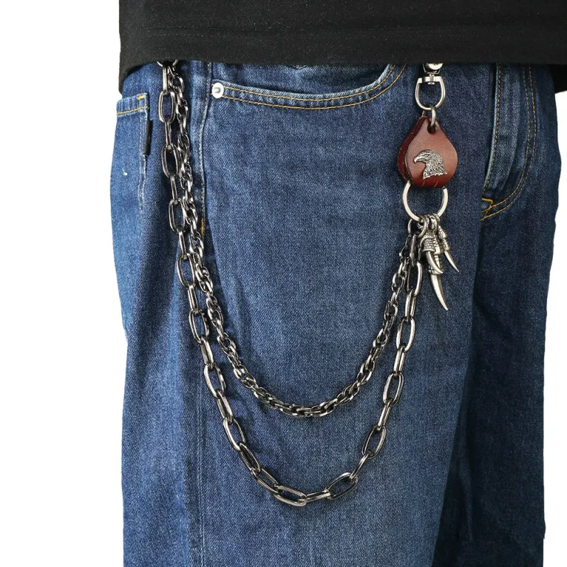 CHRROTA Metal Pants Chains Unisex-5