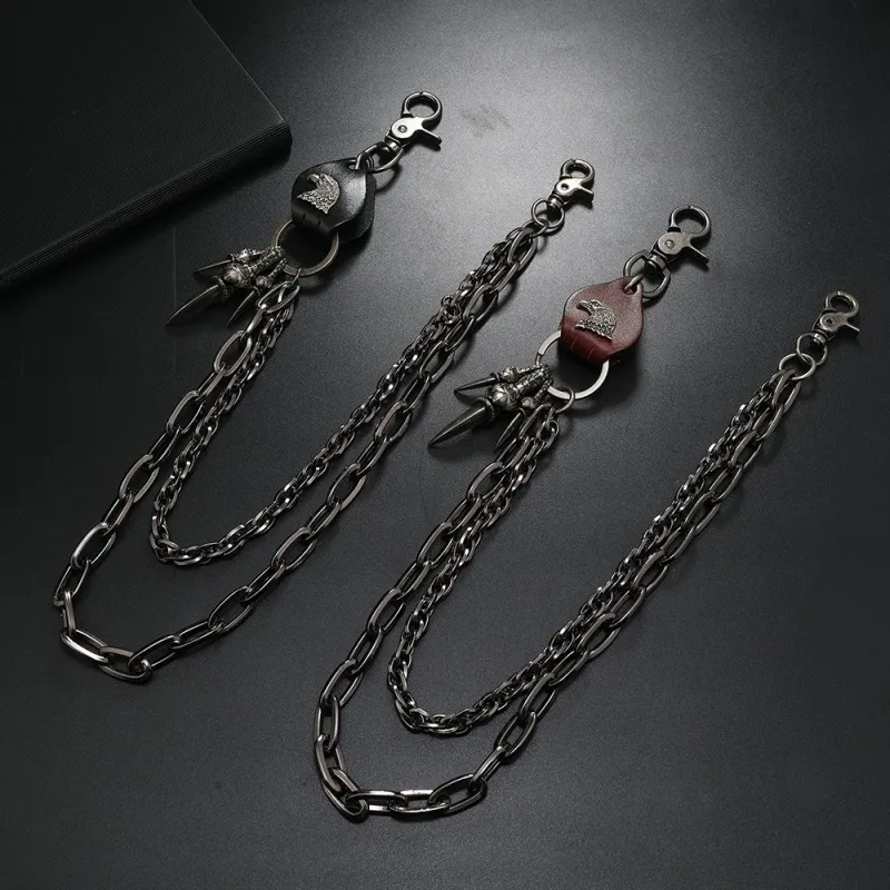 CHRROTA Metal Pants Chains Unisex-2