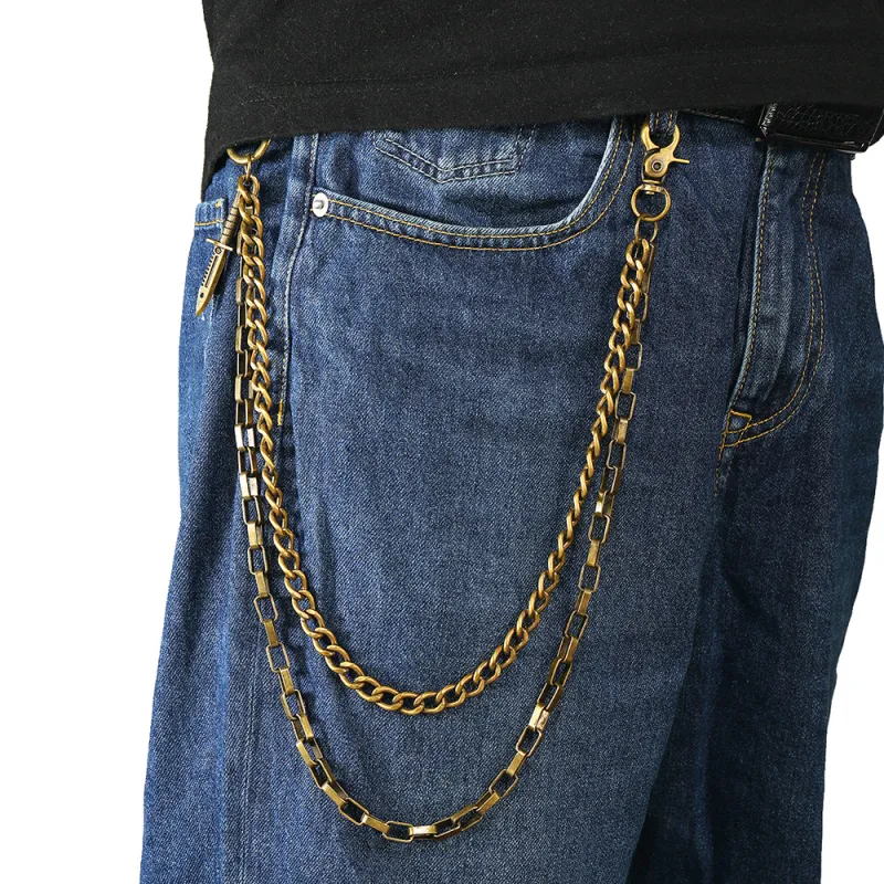 CHRROTA Metal Pants Chains Unisex-4
