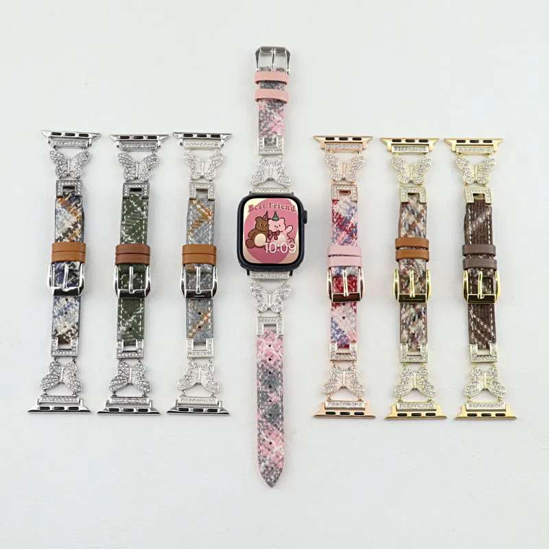 CHRROTA Apple Compatibility Watch Band Leather-2