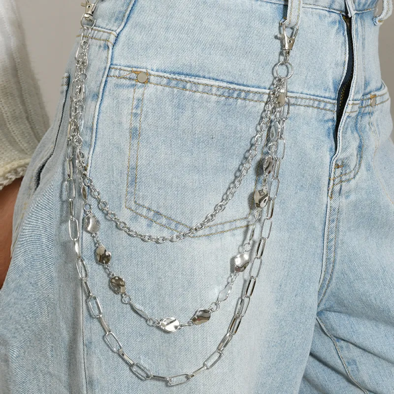 CHRROTA Metal Pants Chains Unisex-4